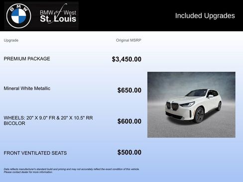 New 2026 BMW X3 xDrive30 w/ Premium Package image 17