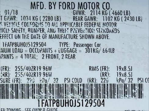 Used 2018 Ford Mustang Convertible w/ Wheel & Stripe Package RWD image 46