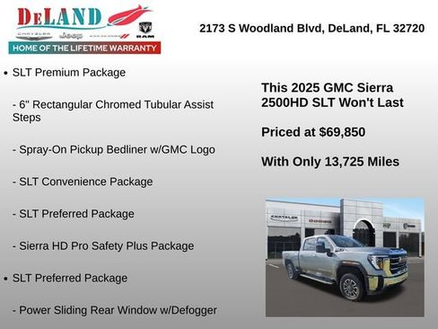 Used 2025 GMC Sierra 2500 SLT w/ SLT Premium Package image 30