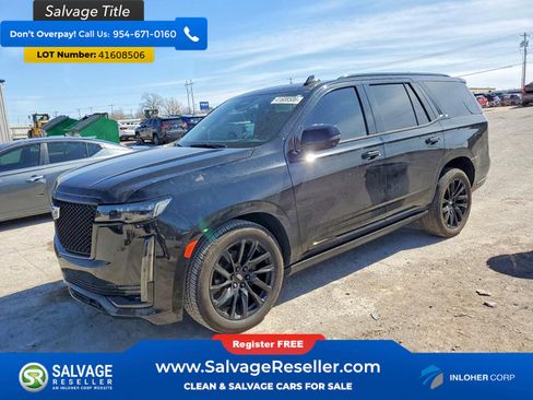 Used 2021 Cadillac Escalade Sport Platinum w/ LPO, ONYX Package image 1