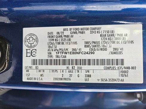 Used 2022 Ford F150 XLT w/ XTR Package image 30