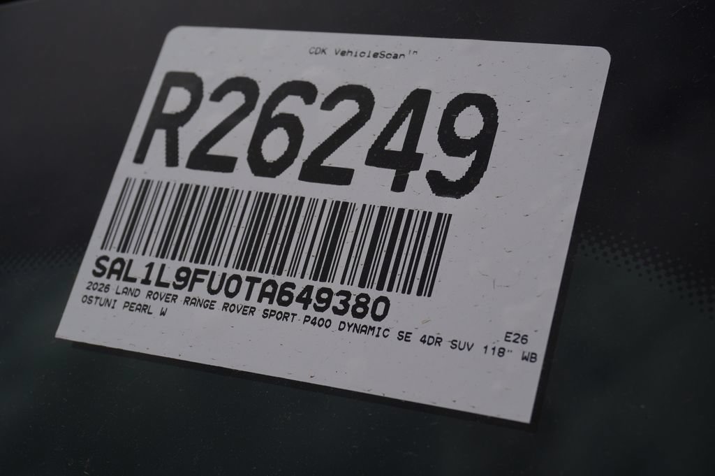 Used 2026 Land Rover Range Rover Sport Dynamic SE AWD/4WD image 36