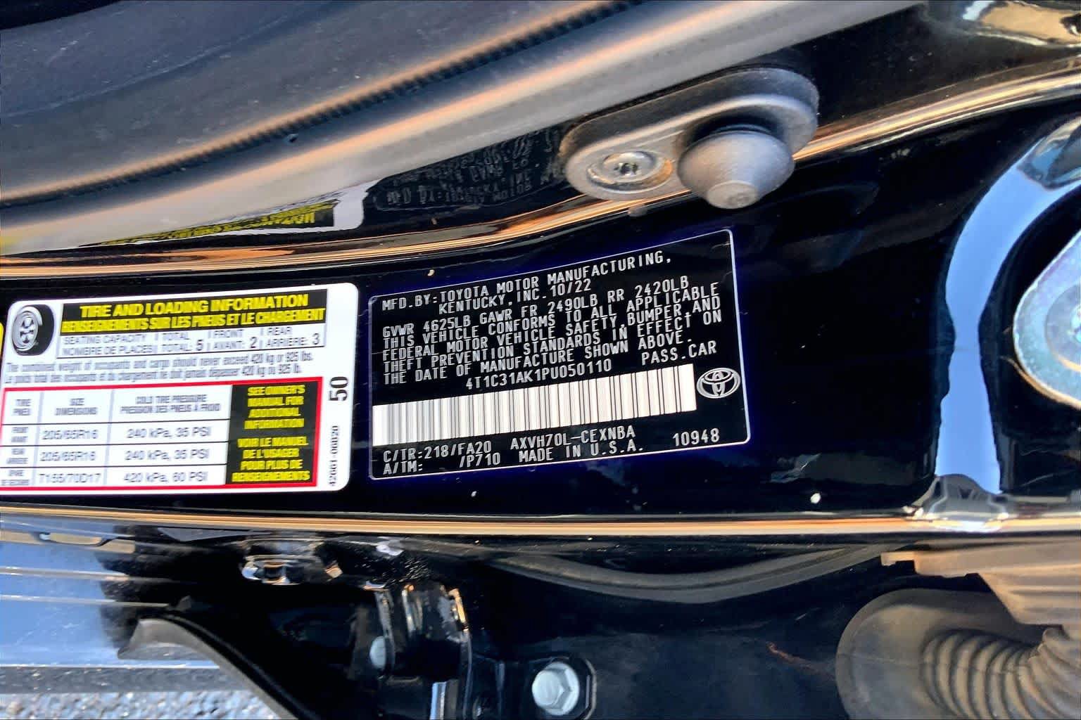 Used 2023 Toyota Camry LE FWD image 37