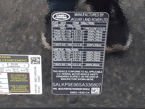 New 2025 Land Rover Range Rover SE image 21