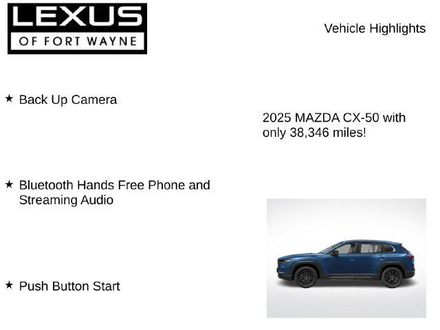 Used 2025 MAZDA CX-50 AWD 2.5 S w/ Preferred Package image 7