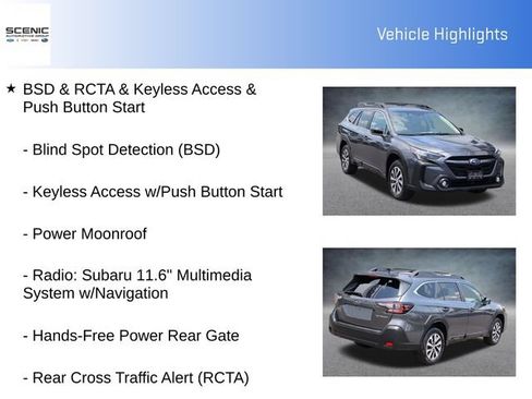 Certified 2025 Subaru Outback Premium w/ Popular Package #1A AWD/4WD image 5