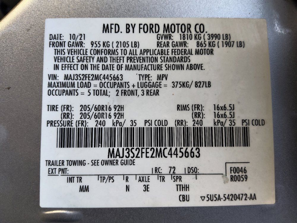 Used 2021 Ford EcoSport S FWD image 33
