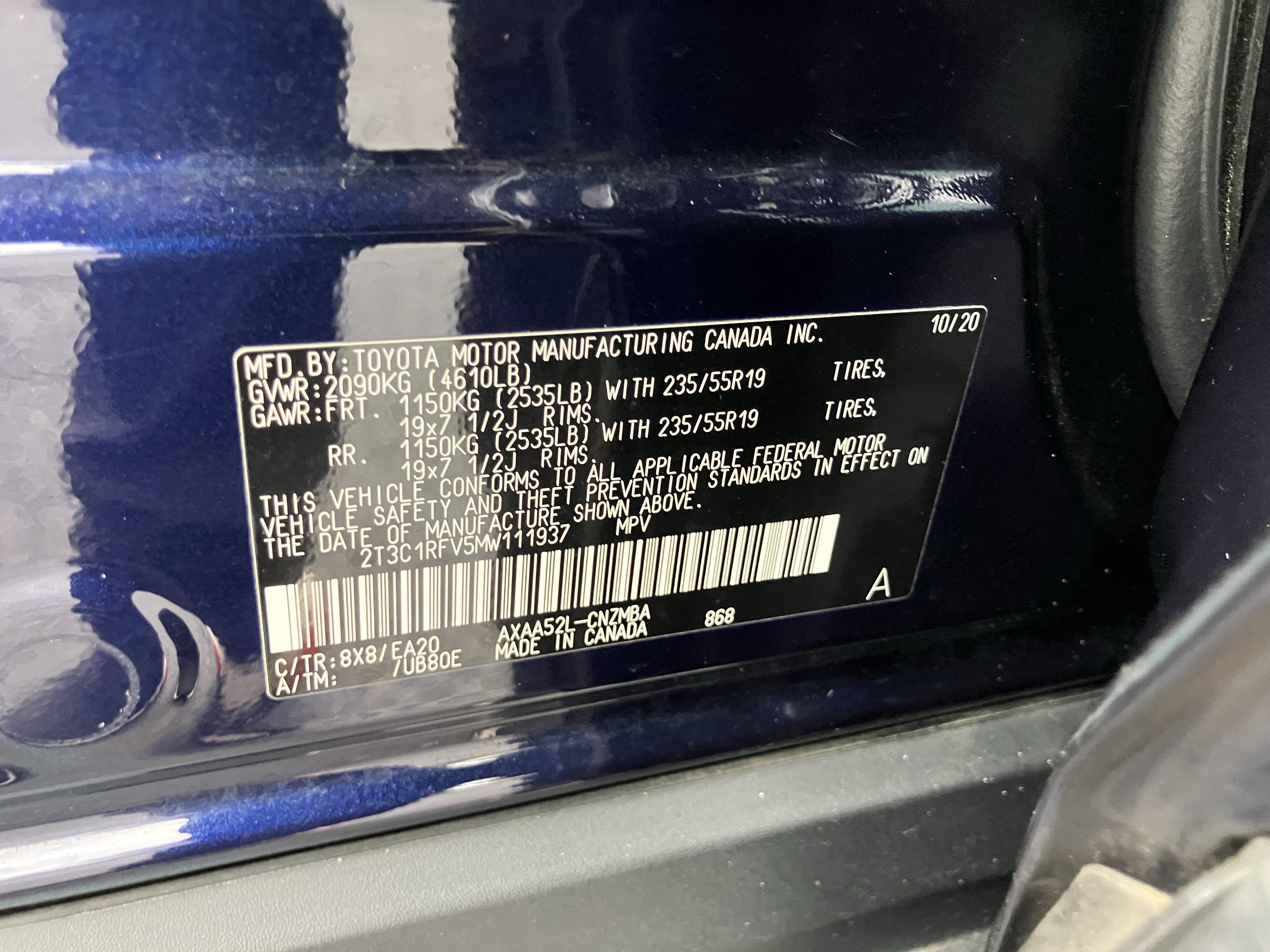Used 2021 Toyota RAV4 XLE Premium FWD image 36