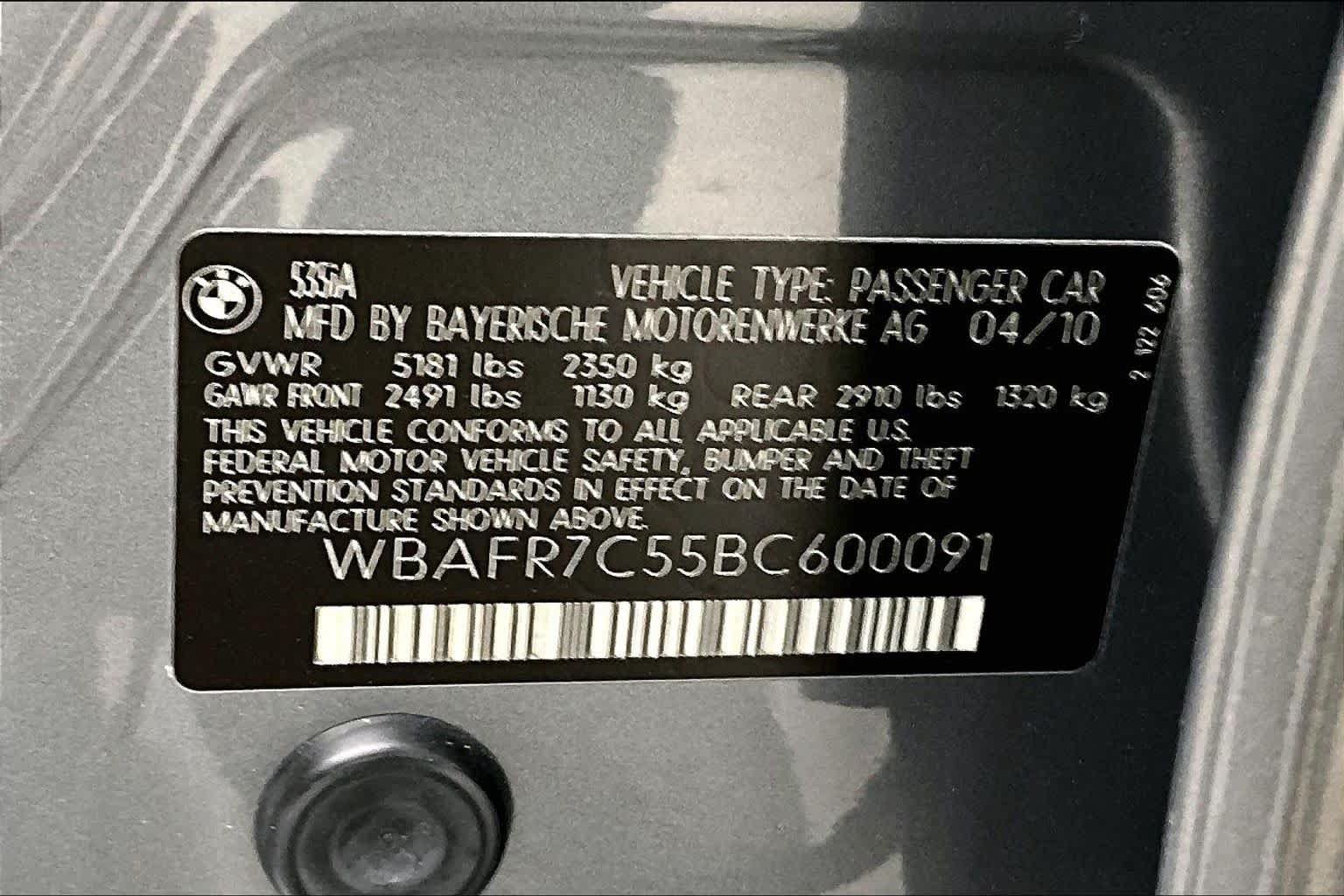 Used 2011 BMW 535i Sedan RWD image 33