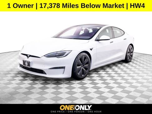 Used 2023 Tesla Model S Plaid AWD/4WD image 1