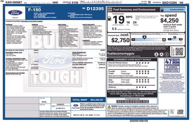 Certified 2025 Ford F150 STX w/ Equipment Group 200A AWD/4WD image 30