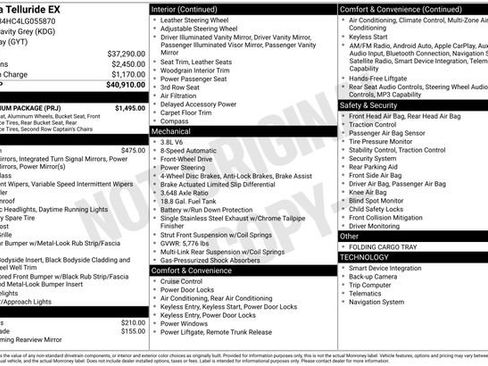 Used 2020 Kia Telluride EX w/ EX Premium Package image 2