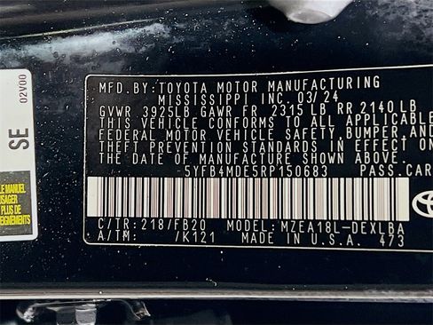 Certified 2024 Toyota Corolla LE image 29