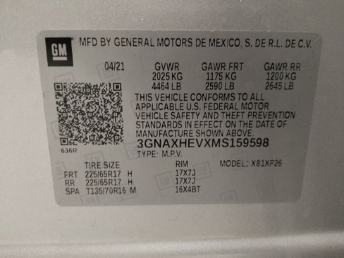 Used 2021 Chevrolet Equinox LS image 33