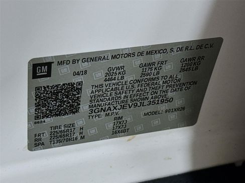 Used 2018 Chevrolet Equinox LT FWD image 32