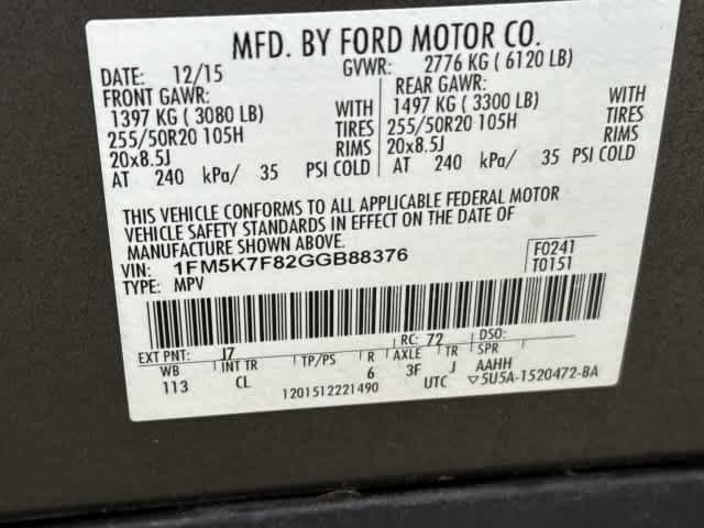 Used 2016 Ford Explorer Limited FWD image 32
