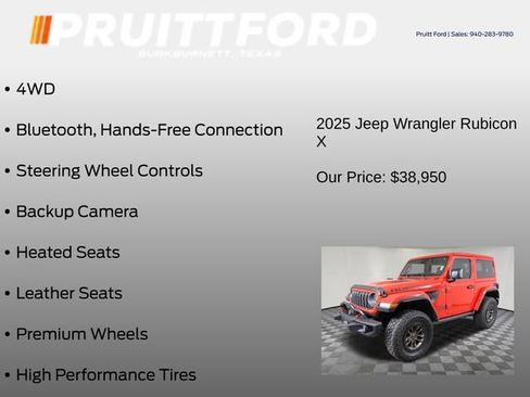 Used 2025 Jeep Wrangler Rubicon AWD/4WD image 31
