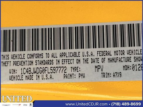 Certified 2015 Jeep Wrangler Unlimited Sport w/ Connectivity Group image 31