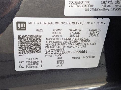 Certified 2023 Chevrolet Silverado 1500 High Country w/ Technology Package image 26