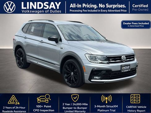 Used 2021 Volkswagen Tiguan SE R-Line w/ 3rd Row Seat Package AWD/4WD image 1
