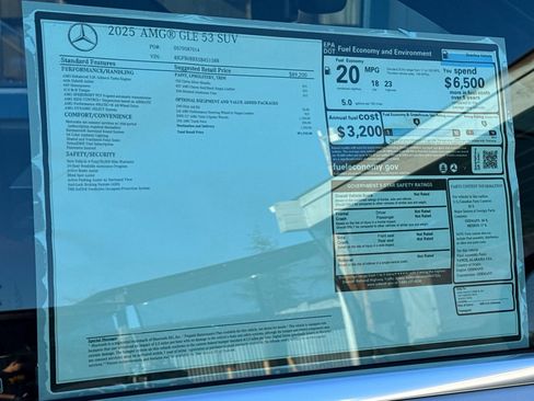 New 2025 Mercedes-Benz GLE 53 AMG AMG  53 image 30