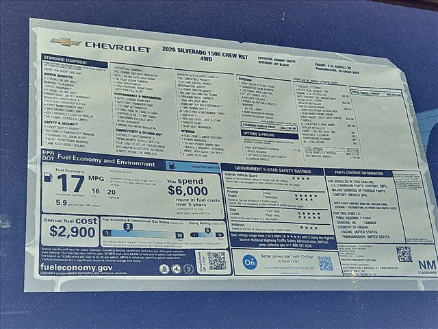 New 2026 Chevrolet Silverado 1500 RST w/ Dark Appearance Package AWD/4WD image 25