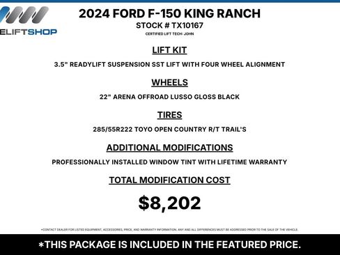 Used 2024 Ford F150 King Ranch w/ FX4 Off-Road Package AWD/4WD image 2