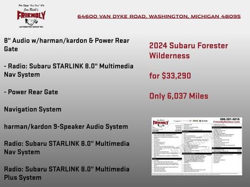 Used 2024 Subaru Forester Wilderness image 3