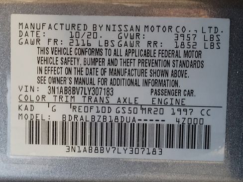 Used 2020 Nissan Sentra S FWD image 33
