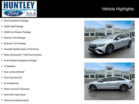 Used 2023 Mercedes-Benz EQE 350+ 4MATIC Sedan w/ Exclusive Trim Package image 2