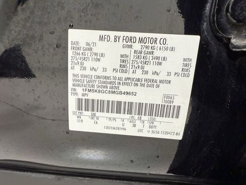 Used 2021 Ford Explorer ST w/ Equipment Group 401A image 17