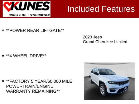 Used 2023 Jeep Grand Cherokee Limited AWD/4WD image 3