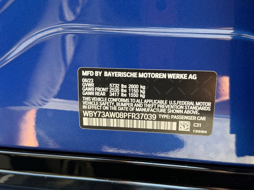 Used 2023 BMW i4 eDrive40 w/ M Sport Package RWD image 57