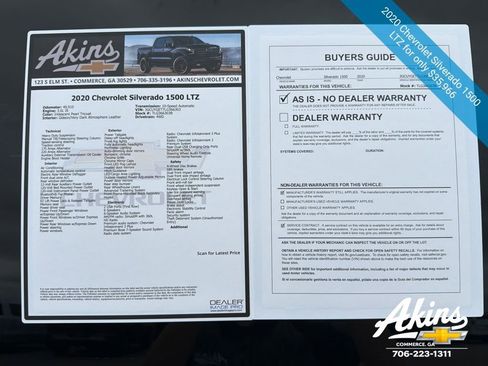 Certified 2020 Chevrolet Silverado 1500 LTZ w/ LTZ Plus Package AWD/4WD image 11