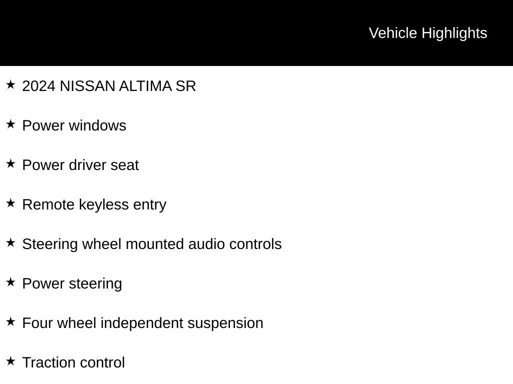 Certified 2024 Nissan Altima 2.5 SR FWD image 6