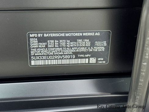 Certified 2024 BMW X5 M60i AWD/4WD image 33