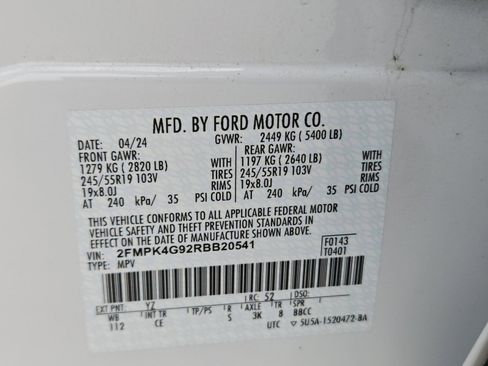 Certified 2024 Ford Edge SE w/ Black Appearance Package image 34