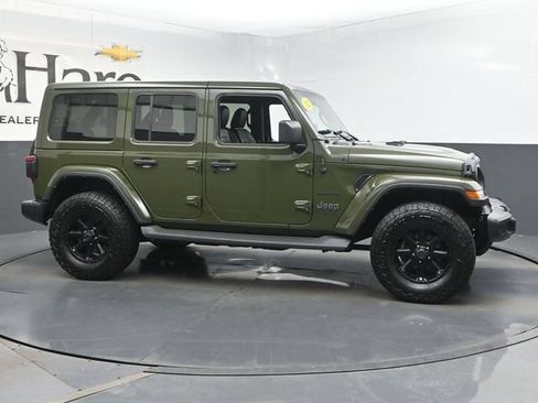 Used 2021 Jeep Wrangler Unlimited Sahara w/ Uconnect 4C Nav & Sound Group AWD/4WD image 49