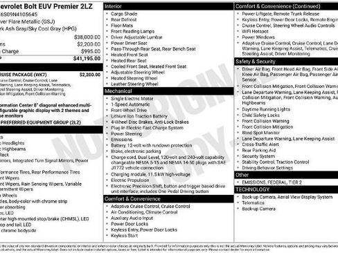 Used 2022 Chevrolet Bolt EUV Premier w/ Super Cruise Package image 5