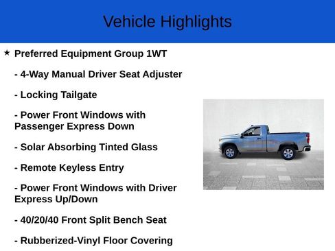New 2026 Chevrolet Silverado 1500 W/T w/ WT Safety Package image 2