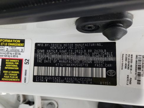 Used 2021 Toyota Camry SE image 33