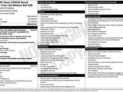 New 2026 GMC Sierra 2500 Denali Ultimate AWD/4WD image 25