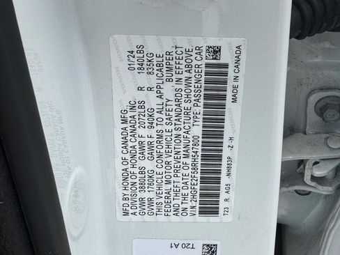 Certified 2024 Honda Civic Sport image 26