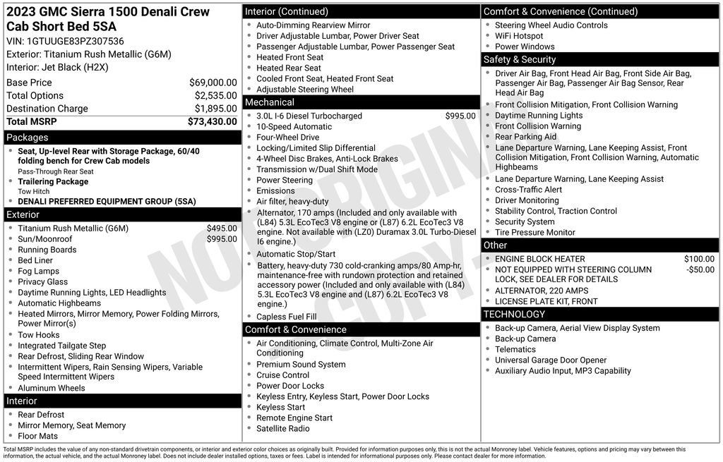 Used 2023 GMC Sierra 1500 Denali AWD/4WD image 9