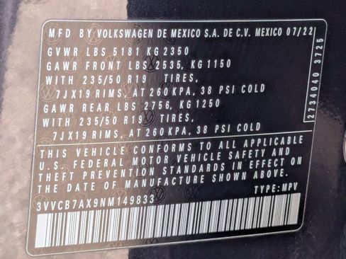 Used 2022 Volkswagen Tiguan SE R-Line image 15