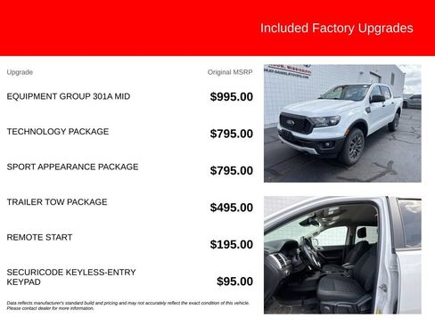 Used 2019 Ford Ranger XLT w/ Equipment Group 301A Mid RWD image 5