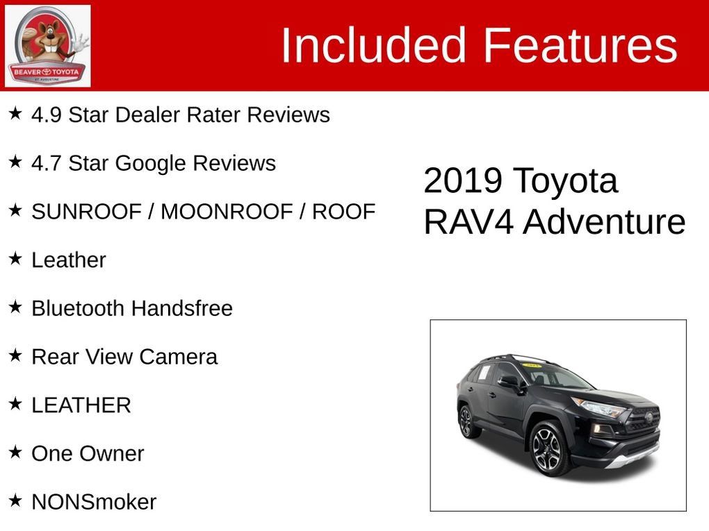 Used 2019 Toyota RAV4 Adventure w/ Cold Weather Package AWD/4WD image 4