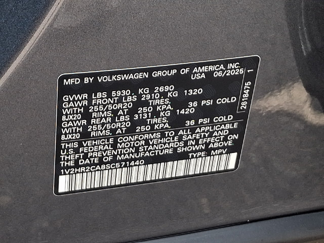 Used 2025 Volkswagen Atlas SE AWD/4WD image 28