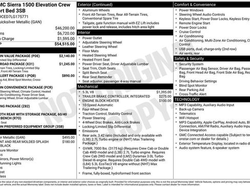 Used 2020 GMC Sierra 1500 Elevation w/ Elevation Value Package AWD/4WD image 4