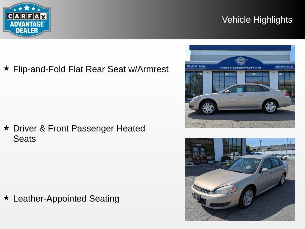 Used 2011 Chevrolet Impala LT w/ Luxury Edition Package FWD image 8